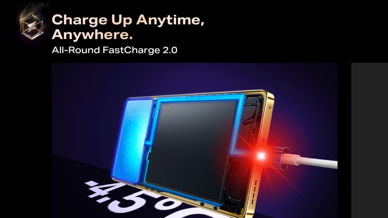 Infinix Note 40 with long-lasting 5000mAh battery and fast charging